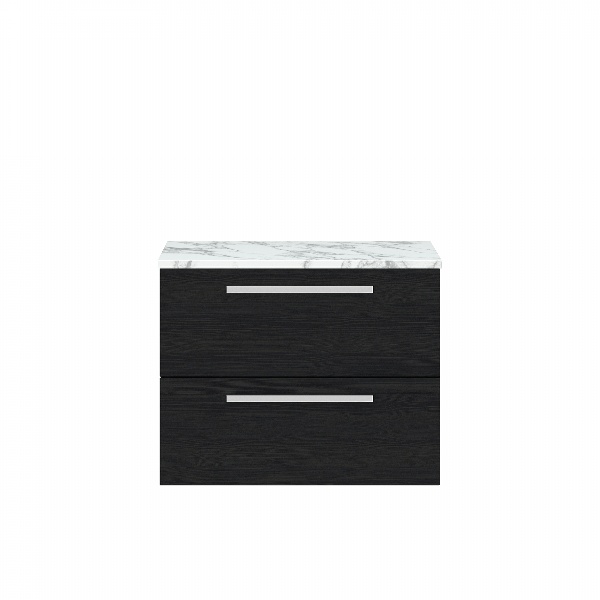 720mm Wall Hung 2-Drawer Unit & Laminate Worktop