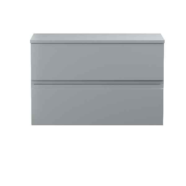 800mm Wall Hung 2-Drawer Vanity Unit & Worktop