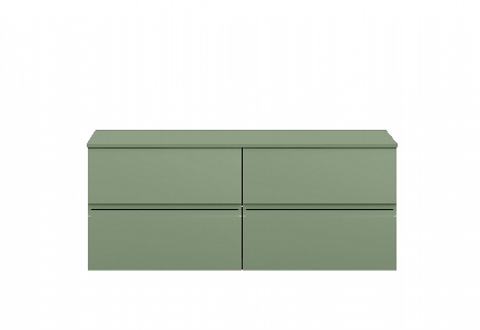 1200 Wall Hung 4 Drawer Unit & Worktop