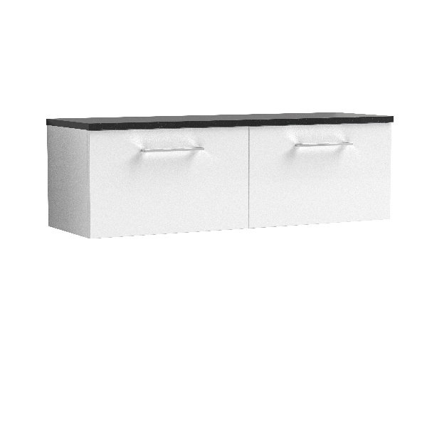 1200mm Wall Hung 2-Drawer Vanity & Laminate Worktop