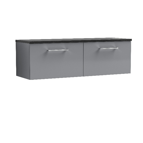 1200mm Wall Hung 2-Drawer Vanity & Laminate Worktop