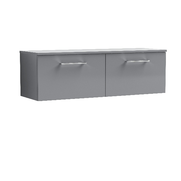 1200mm Wall Hung 2 Drawer Vanity & Worktop