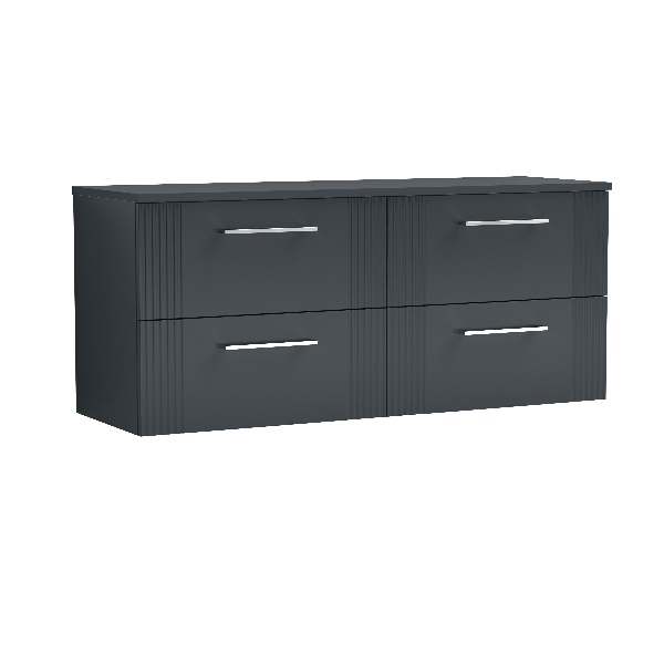 1200mm Wall Hung 4 Drawer Vanity & Worktop