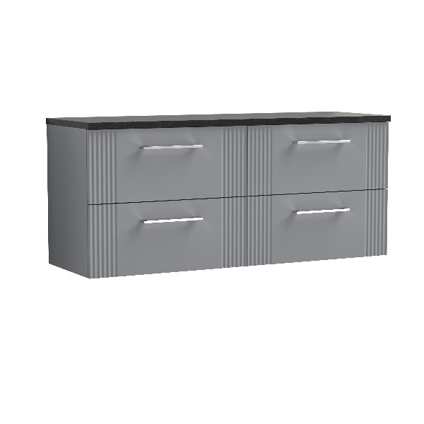 1200 Wall Hung 4-Drawer Vanity & Laminate Worktop