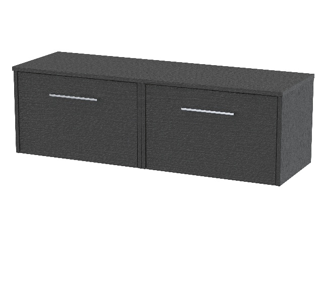 1200mm Wall Hung 2 Drawer Vanity & Worktop