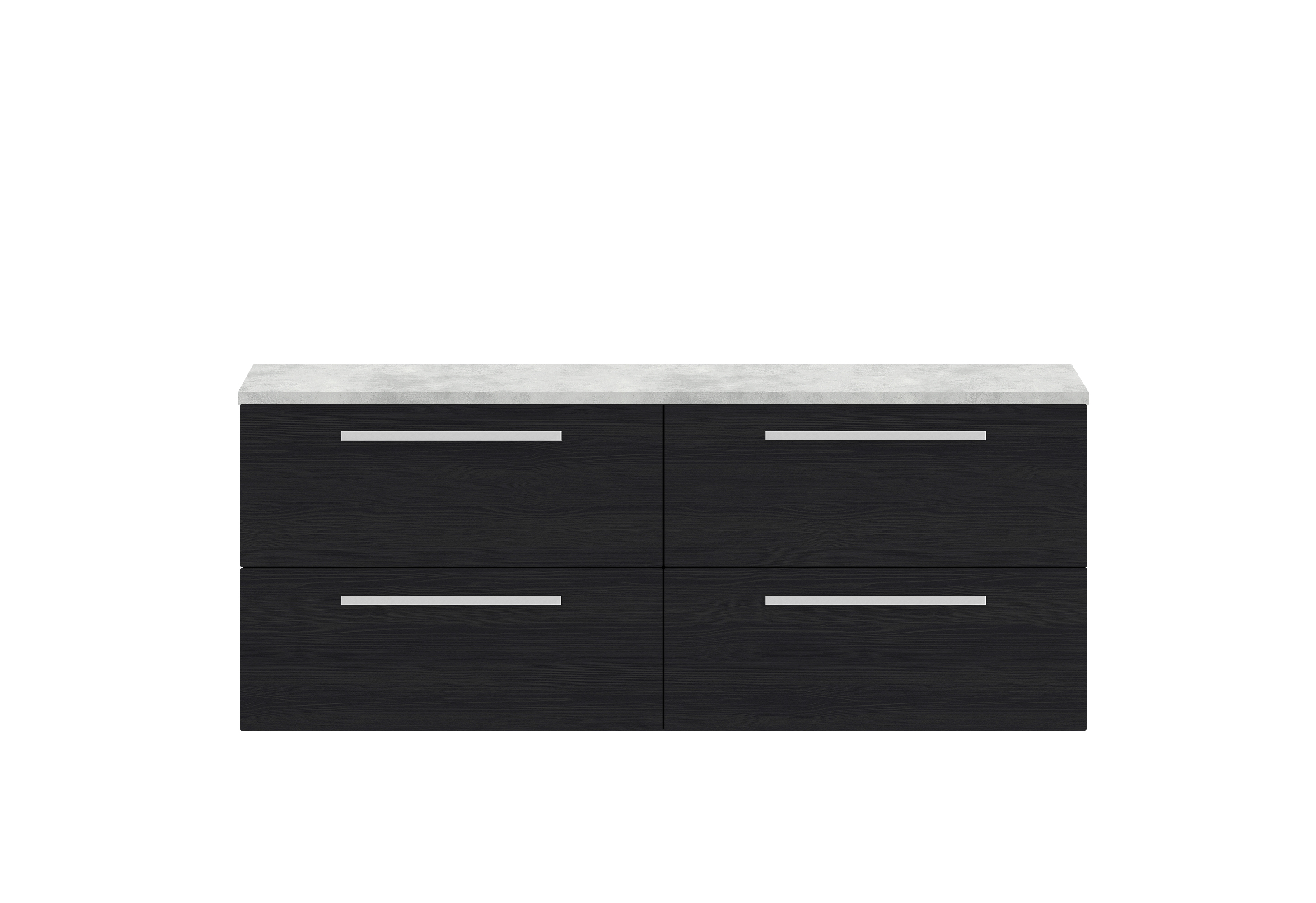 1400mm Wall Hung 4-Drawer Unit & Laminate Worktop