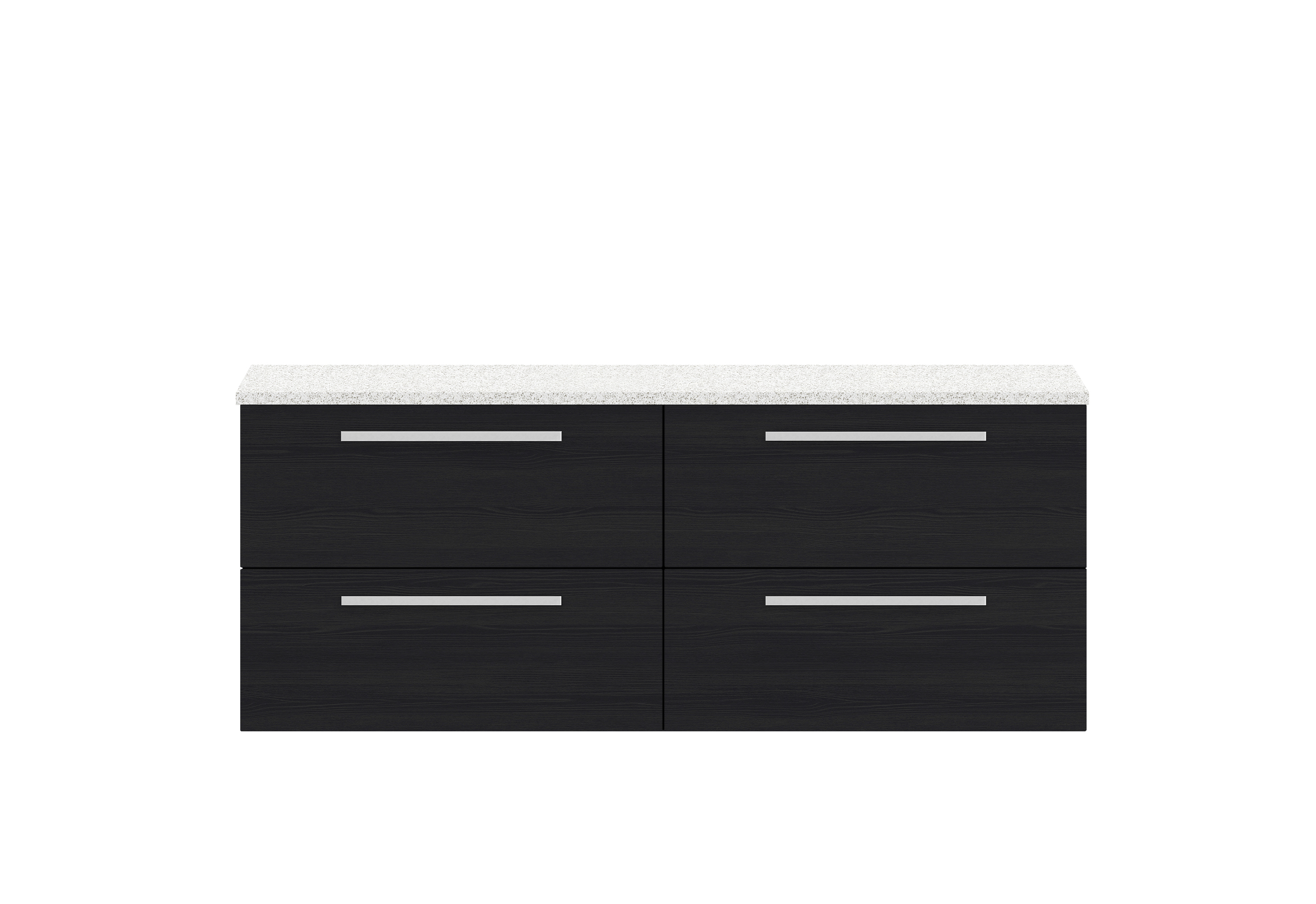 1400mm Wall Hung 4-Drawer Unit & Laminate Worktop