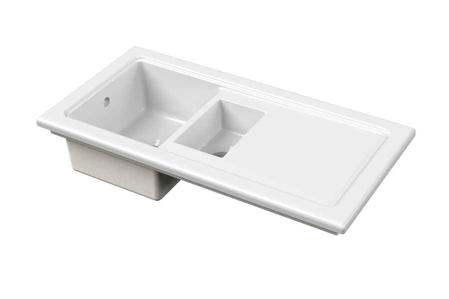 Counter Top Sink 1.5 Bowl 1010x525