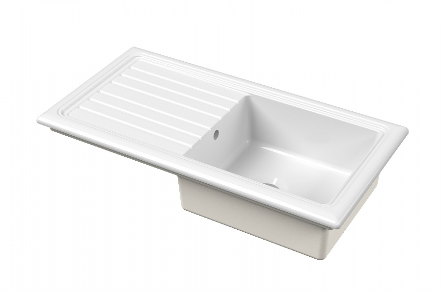 Counter Top Sink Single Bowl 1010x525