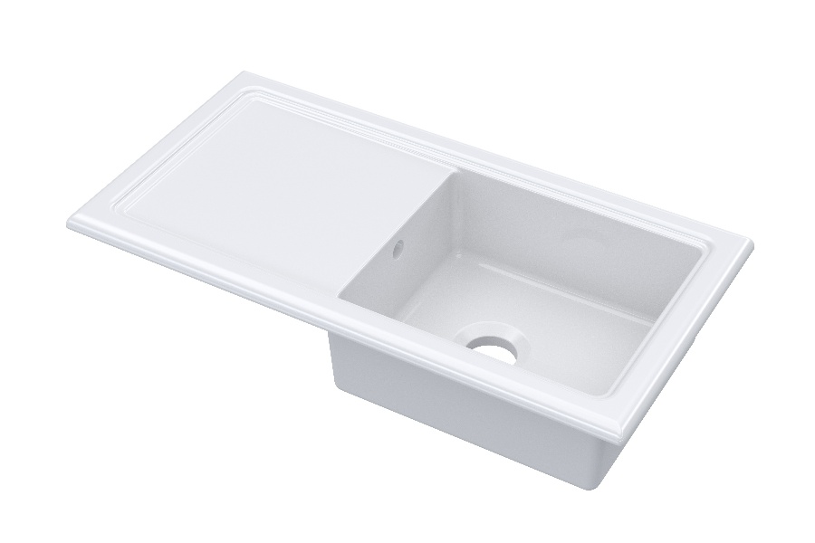 Counter Top Sink Single Bowl 1010x525