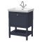 600mm Floor Standing Vanity & Basin 1TH