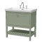 800mm Floor Standing Vanity & Basin 3TH