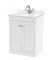 600mm Floor Standing 2 Door Vanity & Marble Top 1TH