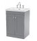 600mm Floor Standing 2-Door Vanity with Basin - 3 Tap Hole