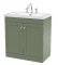 800mm Floor Standing 2-Door Vanity with Basin - 3 Tap Hole