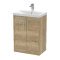 600mm Floor Standing 2 Door Vanity & Basin 3