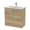 800mm Floor Standing 2 Door Vanity & Basin 4