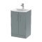 500mm Floor Standing 2 Door Vanity & Basin 4