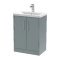 600mm Floor Standing 2 Door Vanity & Basin 1