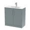 800mm Floor Standing 2 Door Vanity & Basin 2