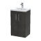 500mm Floor Standing 2 Door Vanity & Basin 1