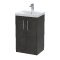 500mm Floor Standing 2 Door Vanity & Basin 3