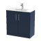 800mm Floor Standing 2-Door Vanity & Basin 2