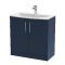 800mm Floor Standing 2-Door Vanity & Basin 4