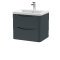 800mm Floor Standing 2 Drawer Vanity & Ceramic Basin