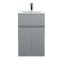 500mm Floor Standing 2-Door/Drawer Vanity Unit & Basin 2