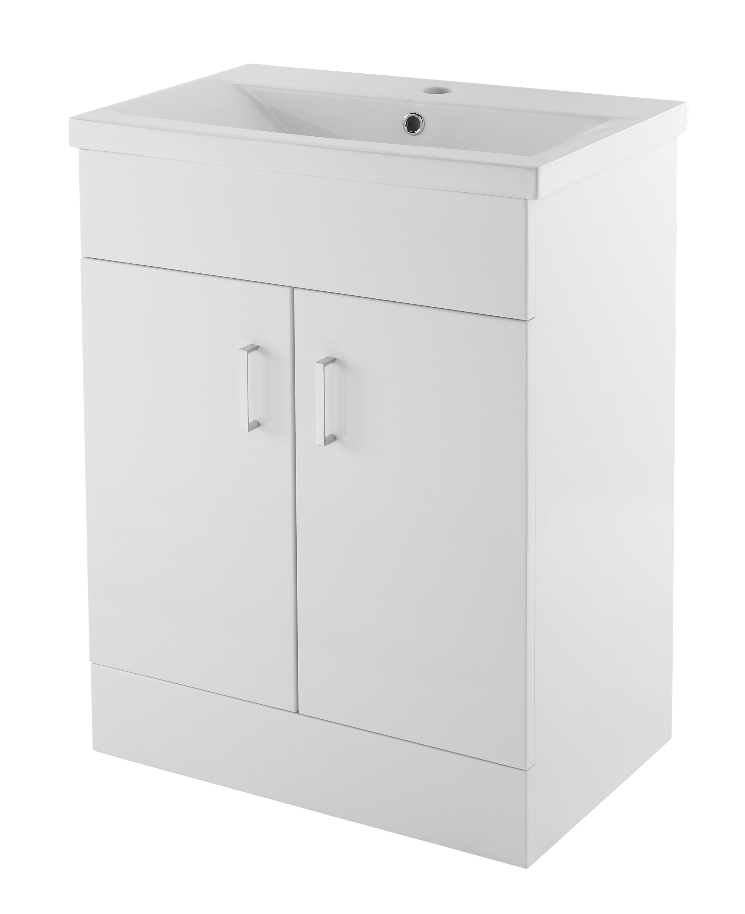 600mm Floor Standing Cabinet & Minimalist Basin