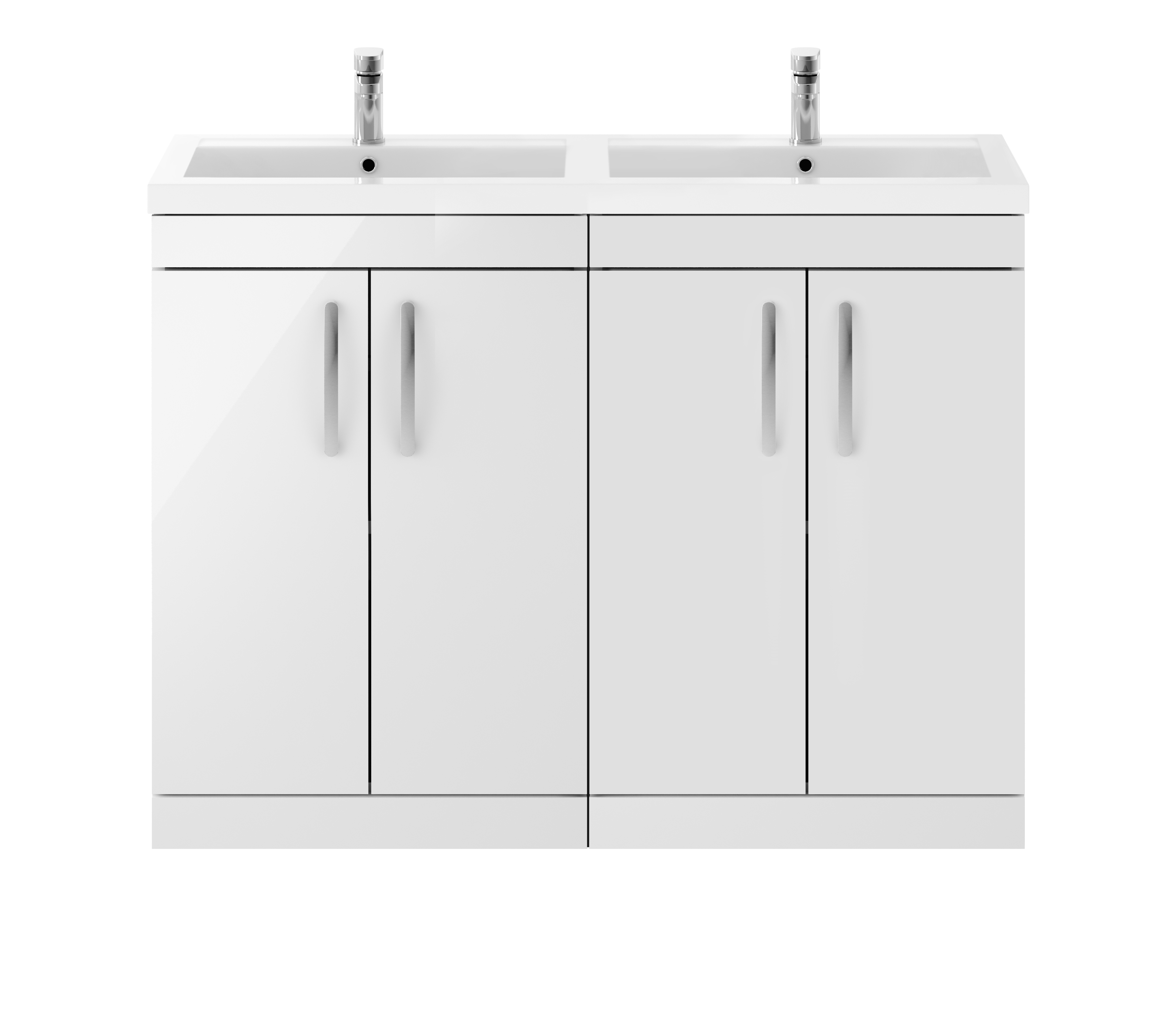 1200mm Floor Standing Cabinet With Double Basin