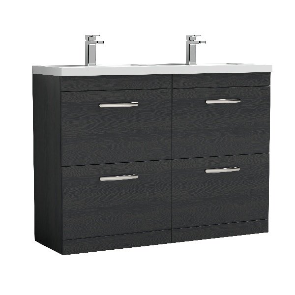 1200mm Floor Standing Cabinet With Double Basin