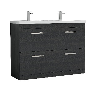 1200mm Floor Standing Cabinet With Double Basin