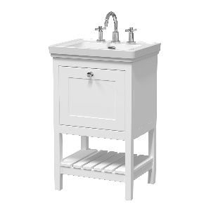 500mm Floor Standing Vanity & Basin 3TH