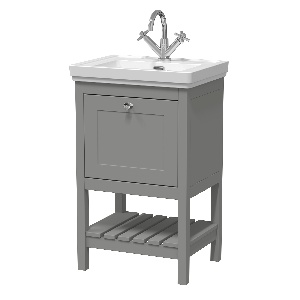 500mm Floor Standing Vanity & Basin 1TH