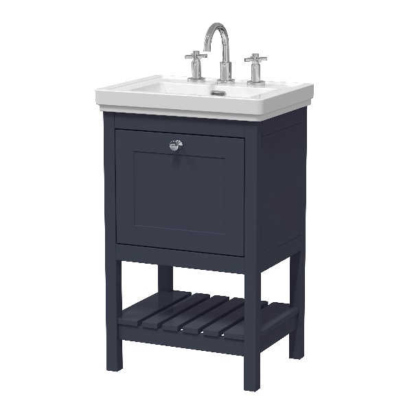 500mm Floor Standing Vanity & Basin 3TH