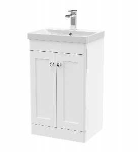 500mm Floor Standing 2 Door Vanity & Basin 3