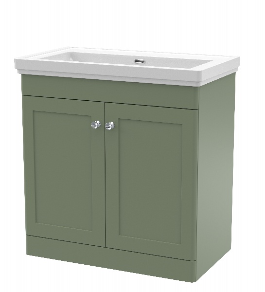 800mm Floor Standing 2 Door Vanity & Basin 0TH