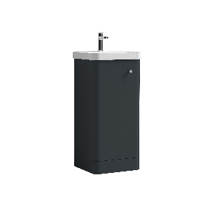 400mm Floor Standing 1 Door Unit & Basin