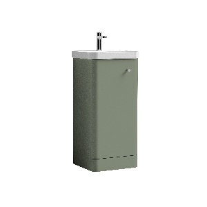 400mm Floor Standing 1 Door Unit & Basin