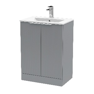 600mm Floor Standing 2 Door Vanity & Basin 2