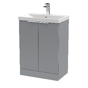 600mm Floor Standing 2 Door Vanity & Basin 3