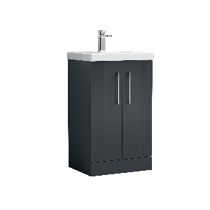 500mm Floor Standing 2 Door Vanity & Basin 1