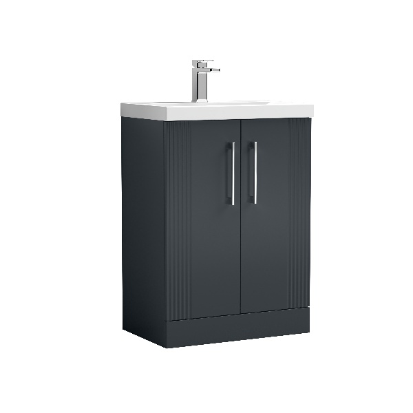 600mm Floor Standing 2 Door Vanity & Basin 3