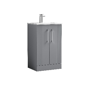 500mm Floor Standing 2 Door Vanity & Basin 2