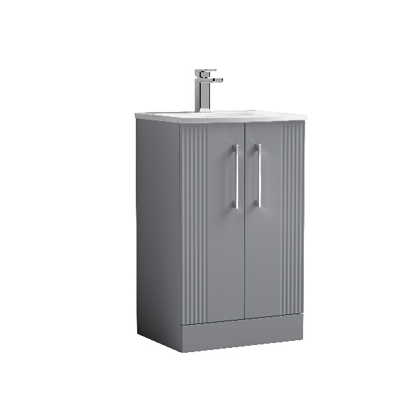 500mm Floor Standing 2 Door Vanity & Basin 4