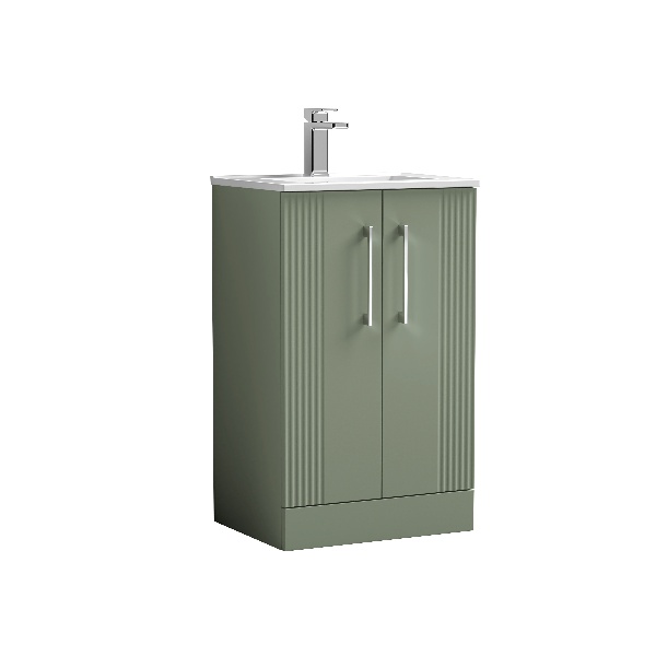 500mm Floor Standing 2 Door Vanity & Basin 2