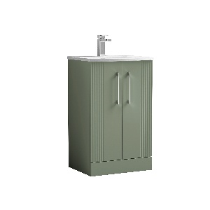 500mm Floor Standing 2 Door Vanity & Basin 4