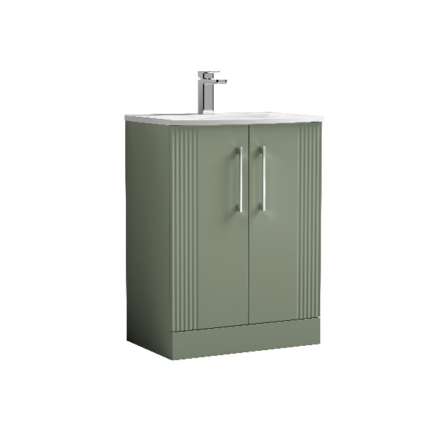 600mm Floor Standing 2 Door Vanity & Basin 4